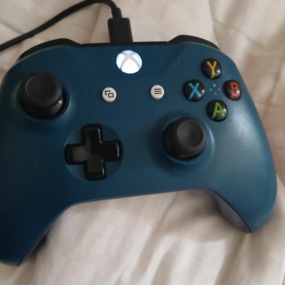 Blue Gaming Console